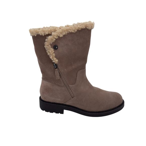 Clarks Opal Zip boots Convertible Ankle or Mid-Calf Boots Size 9.5 WIDE NEW - Picture 2 of 14